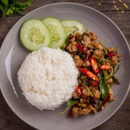 Spicy Basil Fried With Rice 