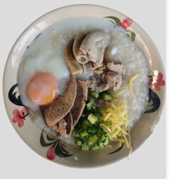 โจ้กหมูทุกอย่าง+ไข่ลวก