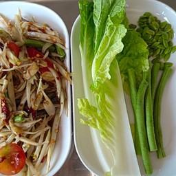 กำนันแดง ตำ ยำ ย่าง สมุทรสาคร