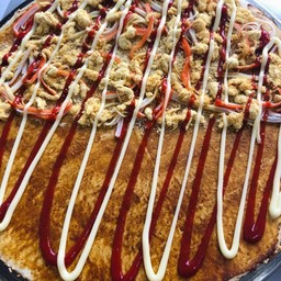 เครปพริกเผา หมูหยอง ปูอัด