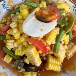 ตำข้าวโพดไข่เค็ม