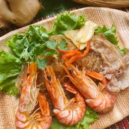 กุ้งอบวุ้นเส้น
