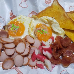 ไข่กระทะทรงเครื่อง (หน้าแน่น)