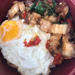 ข้าว หมูย่าง หน้าMega Home