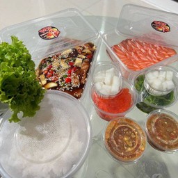 เซ็ทใหญ่ แซลมอนดอง + ซาซิมิ 200 กรัม