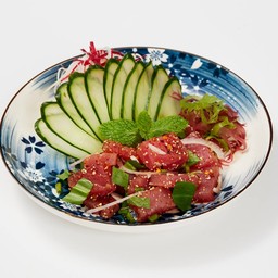 ลาบปลาแซลมอน