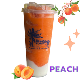 Peach เนื้อพีชปั่นโยเกิร์ต
