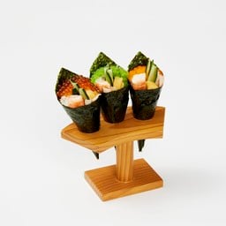 ข้าวห่อสาหร่ายแบบกรวย(3ชิ้น)