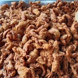 หนังไก่ทอด