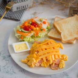 ไข่คน,ออมเล็ตแฮมชีส