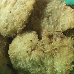 สลัดไก่กรอบ+ไก่กรอบ