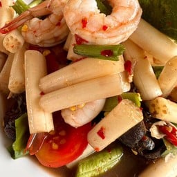 ตำไหลบัวกุ้งสุก