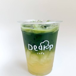 มัทฉะน้ำผึ้งมะนาวโซดา