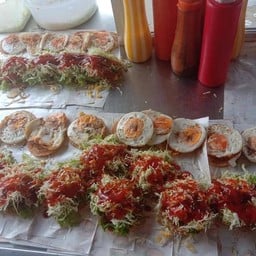 เบอร์เกอร์ไข่+ไข่ 2ฟอง