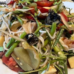 โคตรลาวส้มตำลูกทุ่งอุบล (ตลาดนัดสวนน้ำ) ตลาดนัด