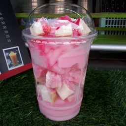 นมชมพูปังเย็น