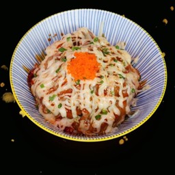 ข้าวหน้าหมูผัดกิมจิ