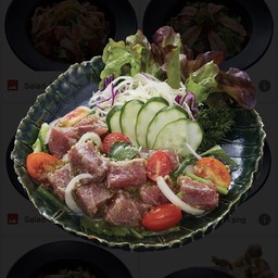 ยำปลาทูน่า