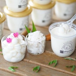 พุดดิ้งไข่มุกมะพร้าวนมสด