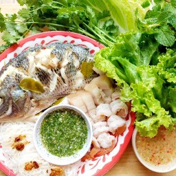เมี่ยงแซ่บผักสด