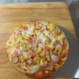 พิซซ่า ปูอัดข้าวโพด