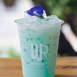 นมสดอัญชัน