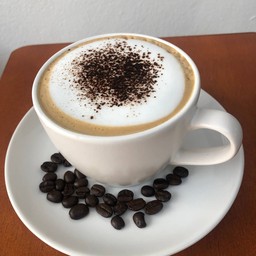 คาปูชิโน่ร้อน