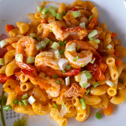 ผัดมักกะโรนี ซอส ( โปรดเลือกซอส)