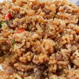 กระเพราเนื้อคลุก