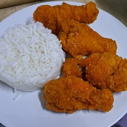 ข้าวหอมหน้าน่องเล็กปีกบนทอด