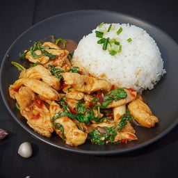 ข้าวกระเพราไก่