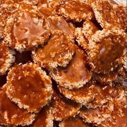 ข้าวแต๋นน้ำแตงโมน้ำตาลเต็มแผ่น ถุงเล็ก