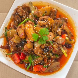 ผัดหม่าล่า ไก่