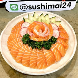 ซาซิมิแซลมอนนอร์เวย์สด 500 กรัม