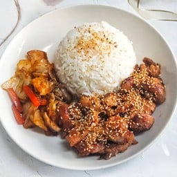 ข้าวหน้าหมูเกาหลี