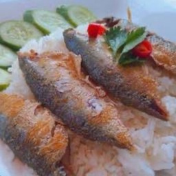 ข้าวปลาทูแกะ+น้ำพริก