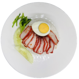 ข้าวหน้าหมูแดง