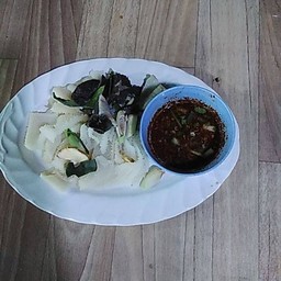 ผ้าขี้ริ้วลวกจิ้มเเจ๊วขม