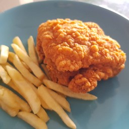 ไก่ทอด+เฟรนฟราย