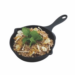 ข้าวกระเทียมหมูสับ