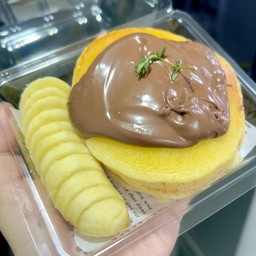 แพนเค้กกล้วยหอม&นูเทลล่า