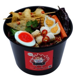 ราเมนหม่าล่าโอเด้งถังใหญ่