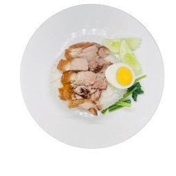 ข้าวหน้าหมูกรอบ