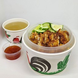 ข้าวมันไก่ทอด จัมโบ้