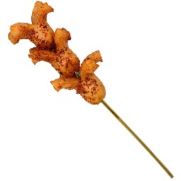 ไส้กรอกไก่เสียบไม้