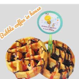 วาฟเฟิล 3 ชิ้น ไม่เอากล้วยหอม