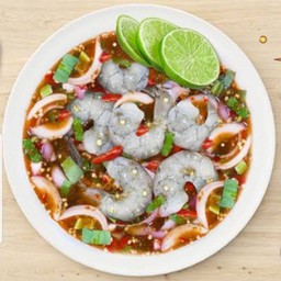 ยำกุ้งสด, ยำกุ้งสด(ใส่ปลาร้า)