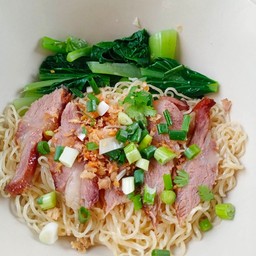 บะหมี่+เกี๊ยวหมูย่าง (เพิ่มหมี่3ก้อน)