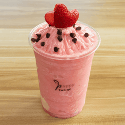 สตรอเบอรี่ นมสด สมูทตี้ #802 น้ำปั่น