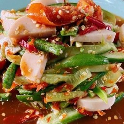 ตำแตงหมูยอปลาร้า หรือ ไท